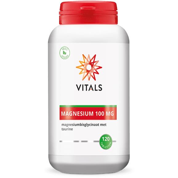 Vitals Magnesiumbisglycinaat 100 mg - 120 Tabletten