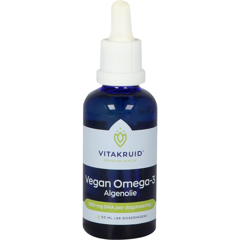 VitaKruid Vegan Omega-3 Algenolie - 50 Milliliter