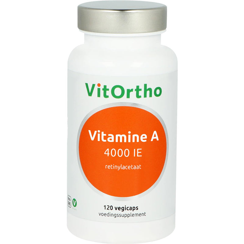 VitOrtho Vitamine A 4000 IE - 120 Vegetarische capsules