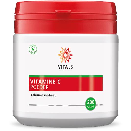 Vitals Vitamine C poeder (calciumascorbaat) - 200 Gram