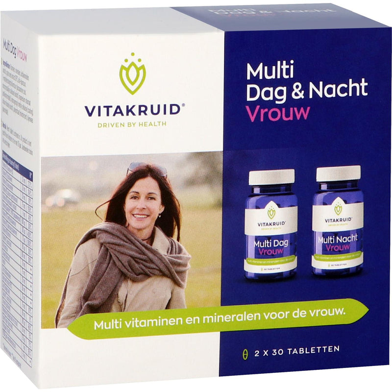 VitaKruid Multi Dag & Nacht Vrouw - 60 Tabletten