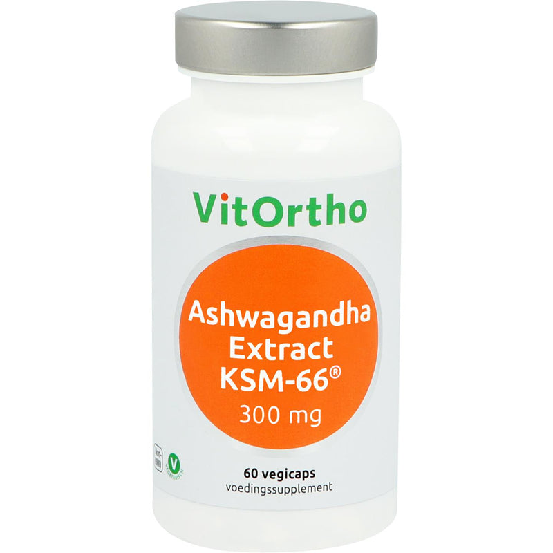 VitOrtho Ashwagandha extract KSM-66 300 mg - 60 Vegetarische capsules