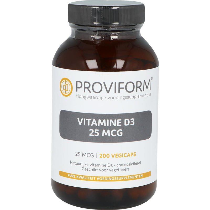 Proviform Vitamine D3 25 mcg - 200 Vegetarische capsules