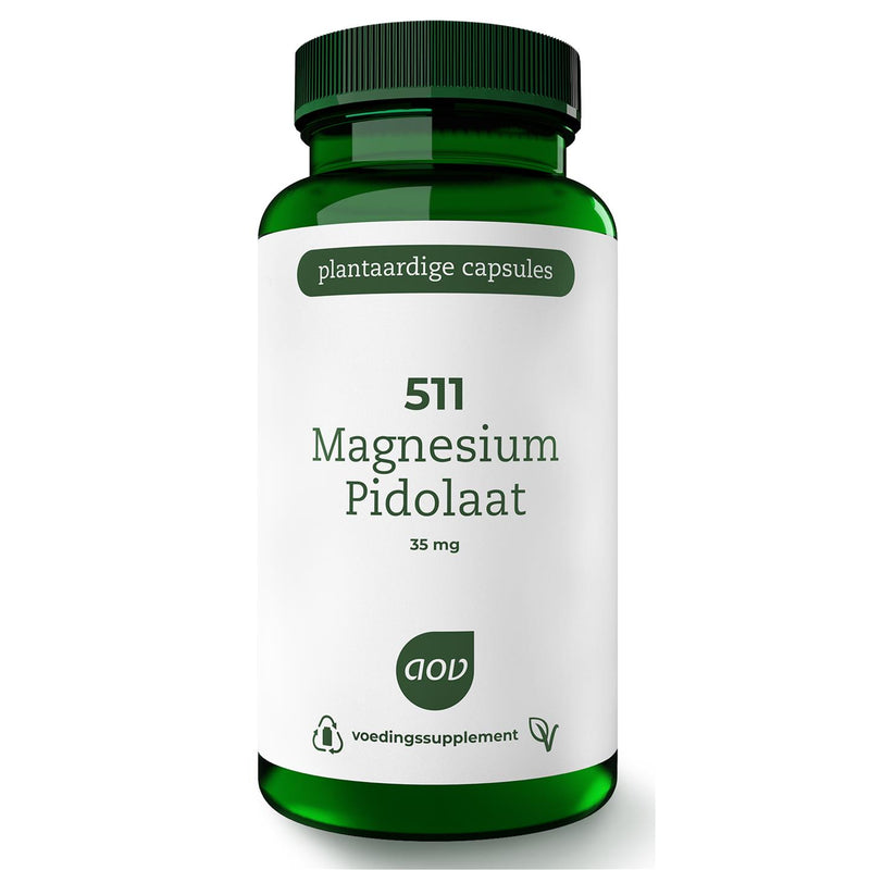 AOV 511 Magnesium Pidolaat 35 mg - 90 Vegetarische capsules