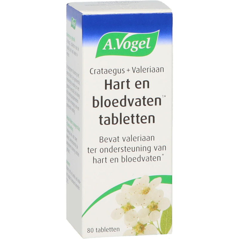 A.Vogel Crataegus + Valeriaan - 80 tabletten