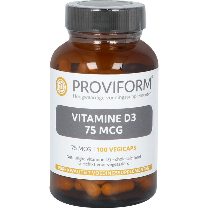 Proviform Vitamine D3 75 mcg - 100 Vegetarische capsules