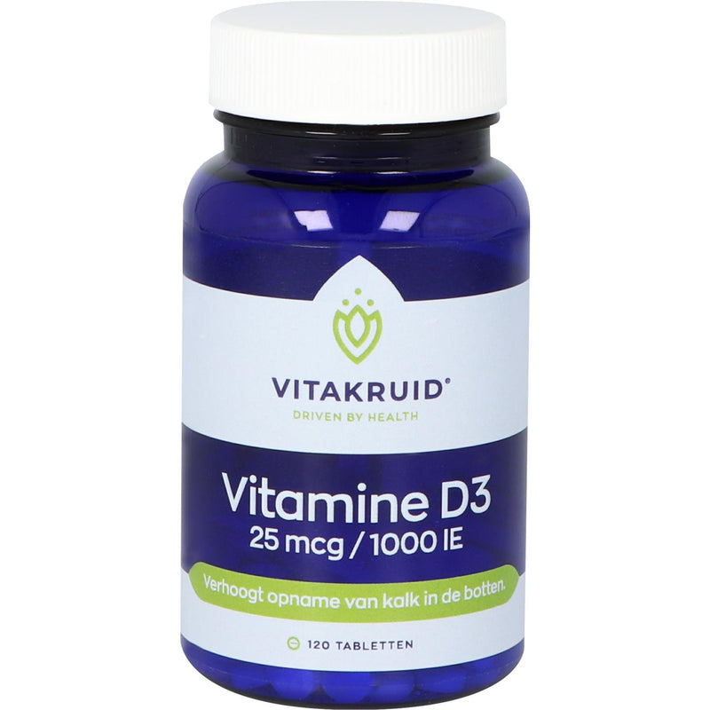 VitaKruid Vitamine D3 25 mcg - 120 Tabletten