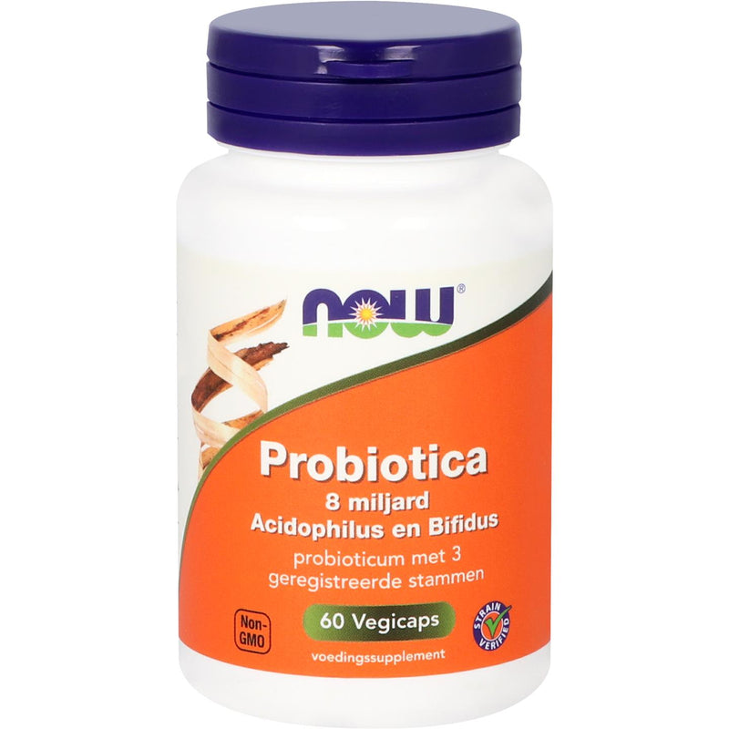 NOW  Probiotica 8 miljard Acidophilus en Bifidus - 60 vcaps