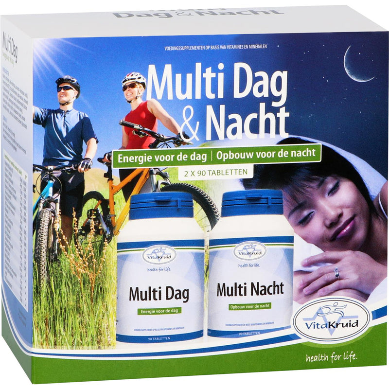 VitaKruid Multi Dag & Nacht - 180 Tabletten