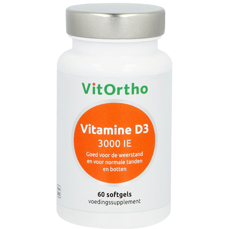 VitOrtho Vitamine D3 3000 IE - 60 Softgels