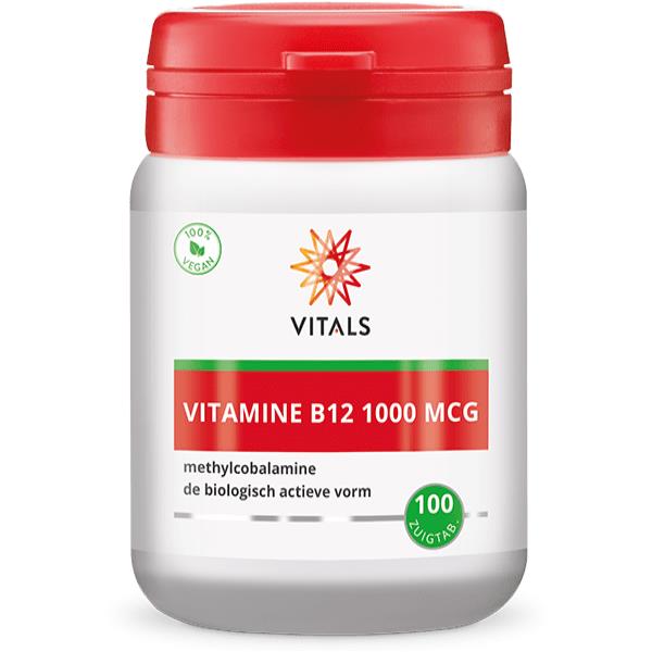 Vitals Vitamine B12 1000 mcg - 100 Zuigtabletten