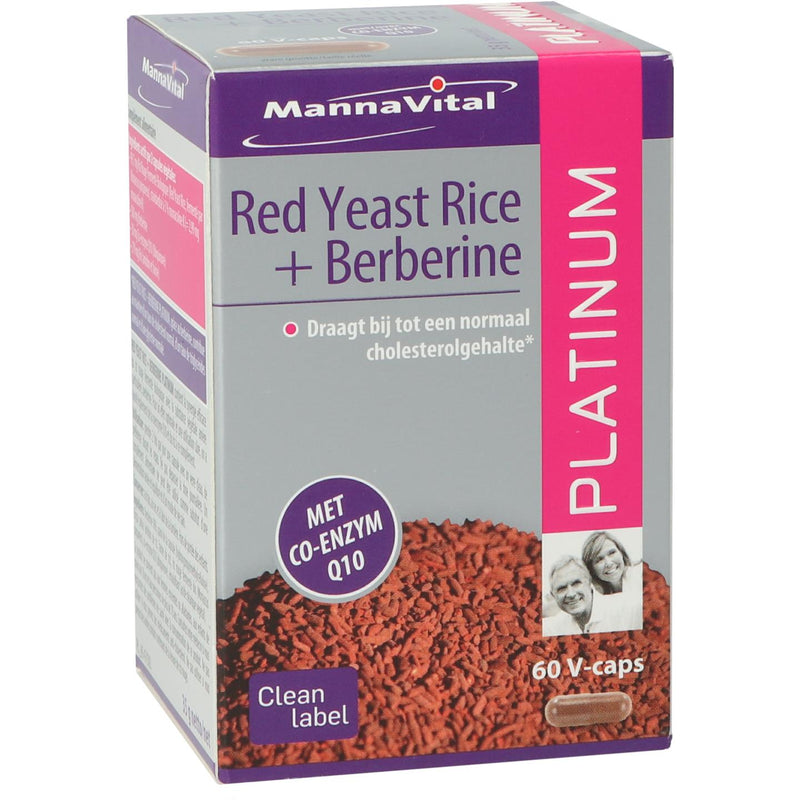 MannaVital Red Yeast Rice + Berberine Platinum