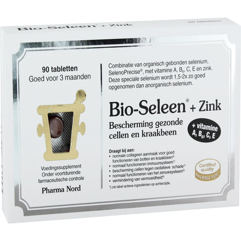 Pharma Nord Bio-Seleen + Zink - 90 tabletten