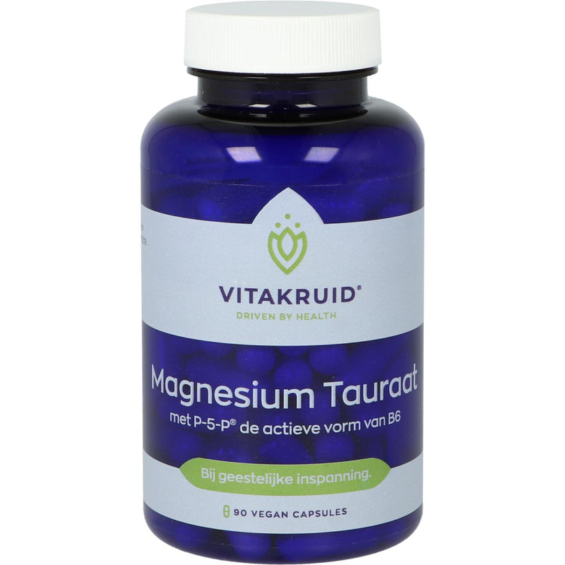 VitaKruid Magnesium Tauraat - 90 Vegetarische capsules