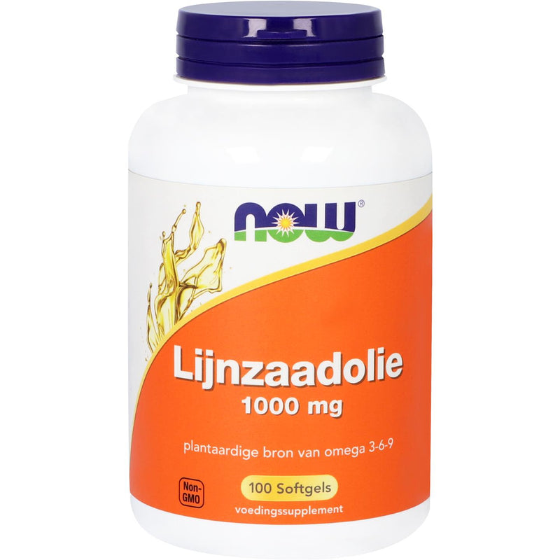 NOW  Lijnzaadolie 1000 mg - 100 softgels