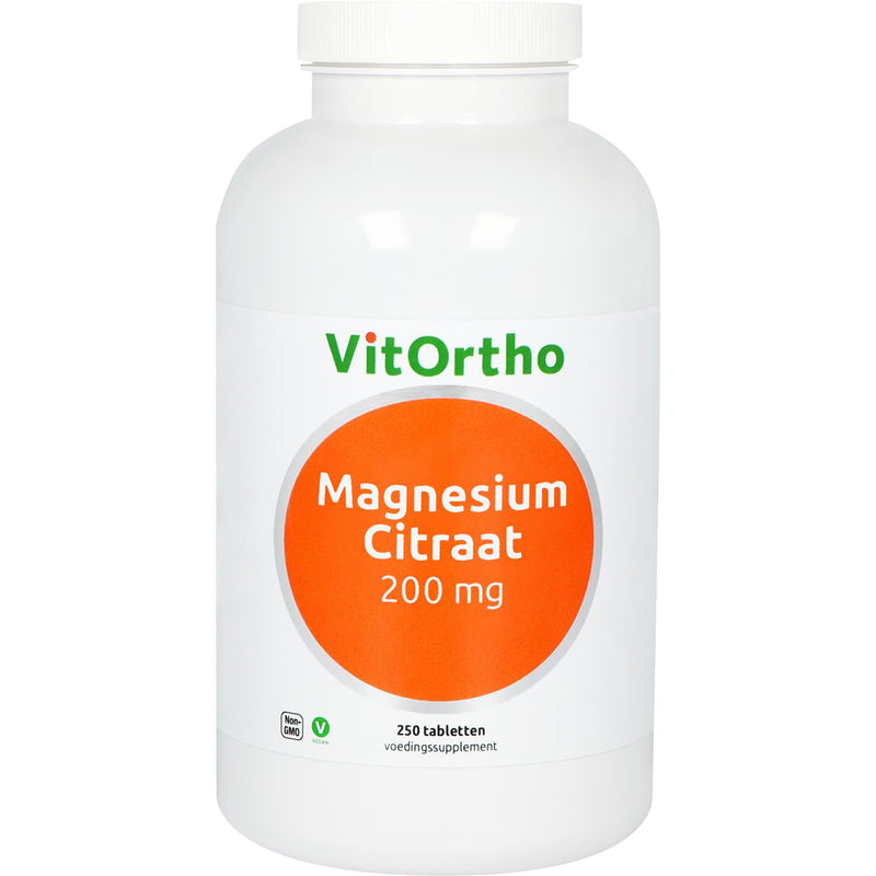 VitOrtho Magnesium Citraat 200 mg - 250 Tabletten