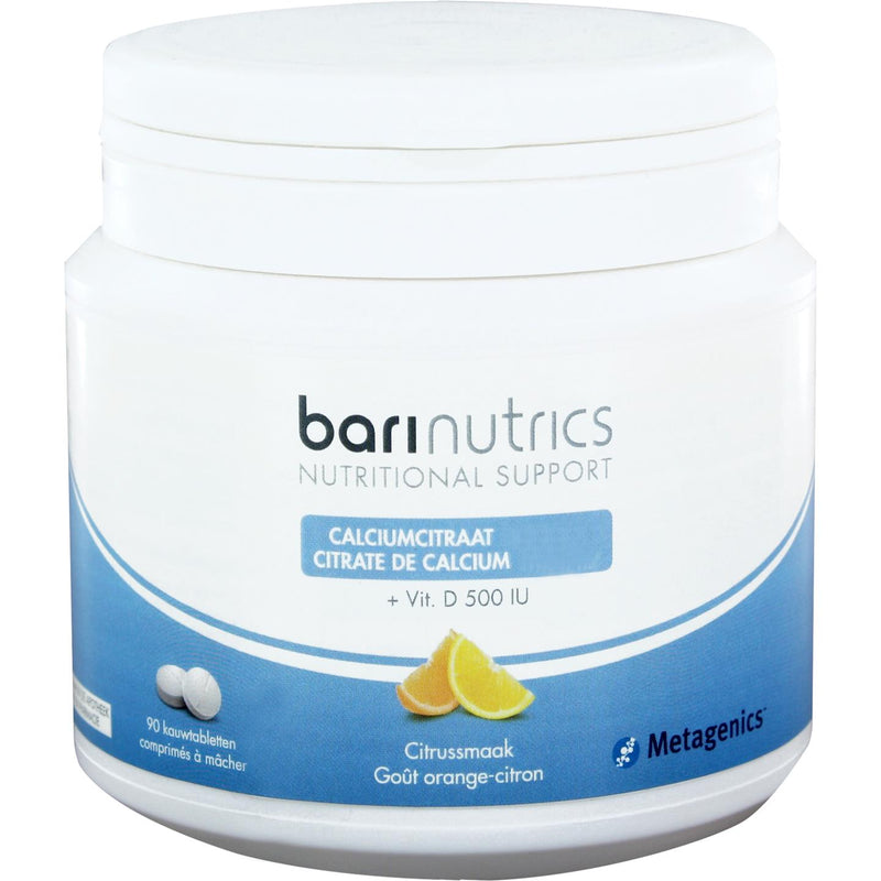 Barinutrics Calciumcitraat citrus - 90 Tabletten