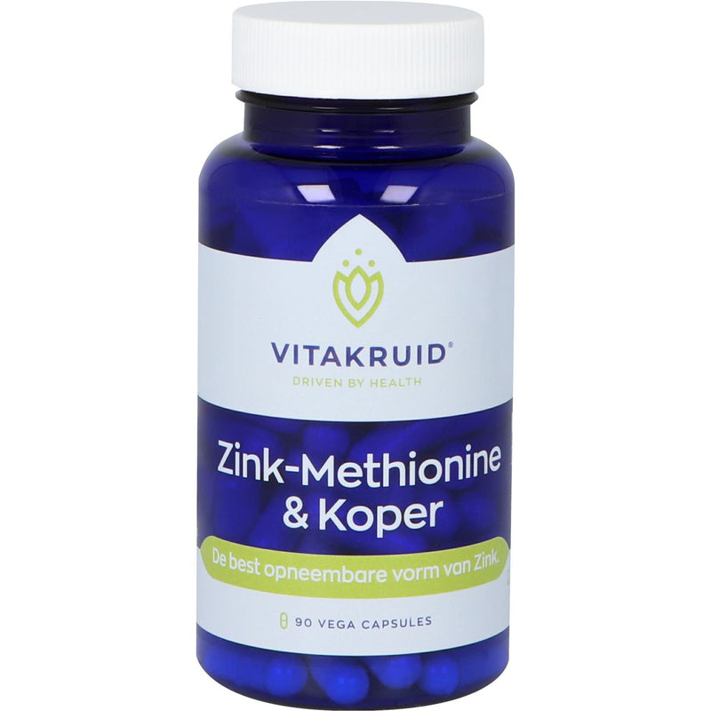 VitaKruid Zink-Methionine & Koper - 90 Capsules